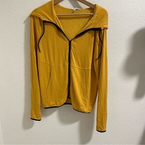 Threads 4 Thought Yellow Hoodie with Black Accents